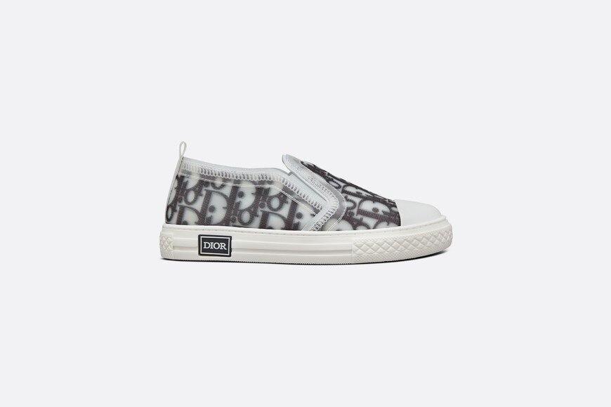 B23 Slip-On Sneaker • Black and White Dior Oblique Canvas