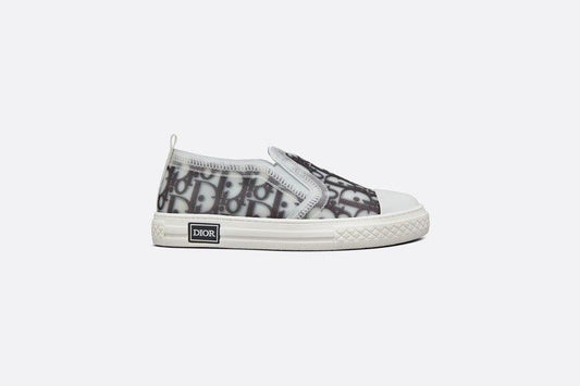 B23 Slip-On Sneaker • Black and White Dior Oblique Canvas