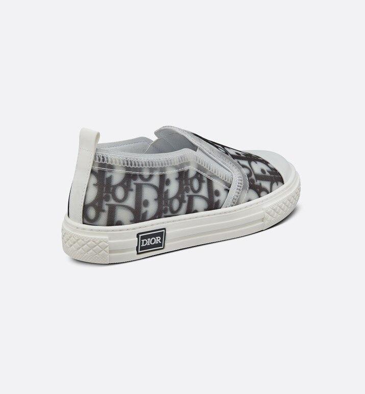 B23 Slip-On Sneaker • Black and White Dior Oblique Canvas