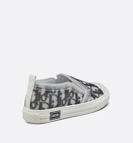 B23 Slip-On Sneaker • Black and White Dior Oblique Canvas