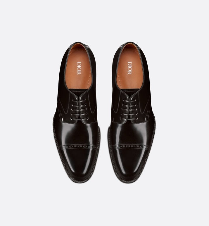 Dior Timeless Derby Shoe • Black Polished Calfskin