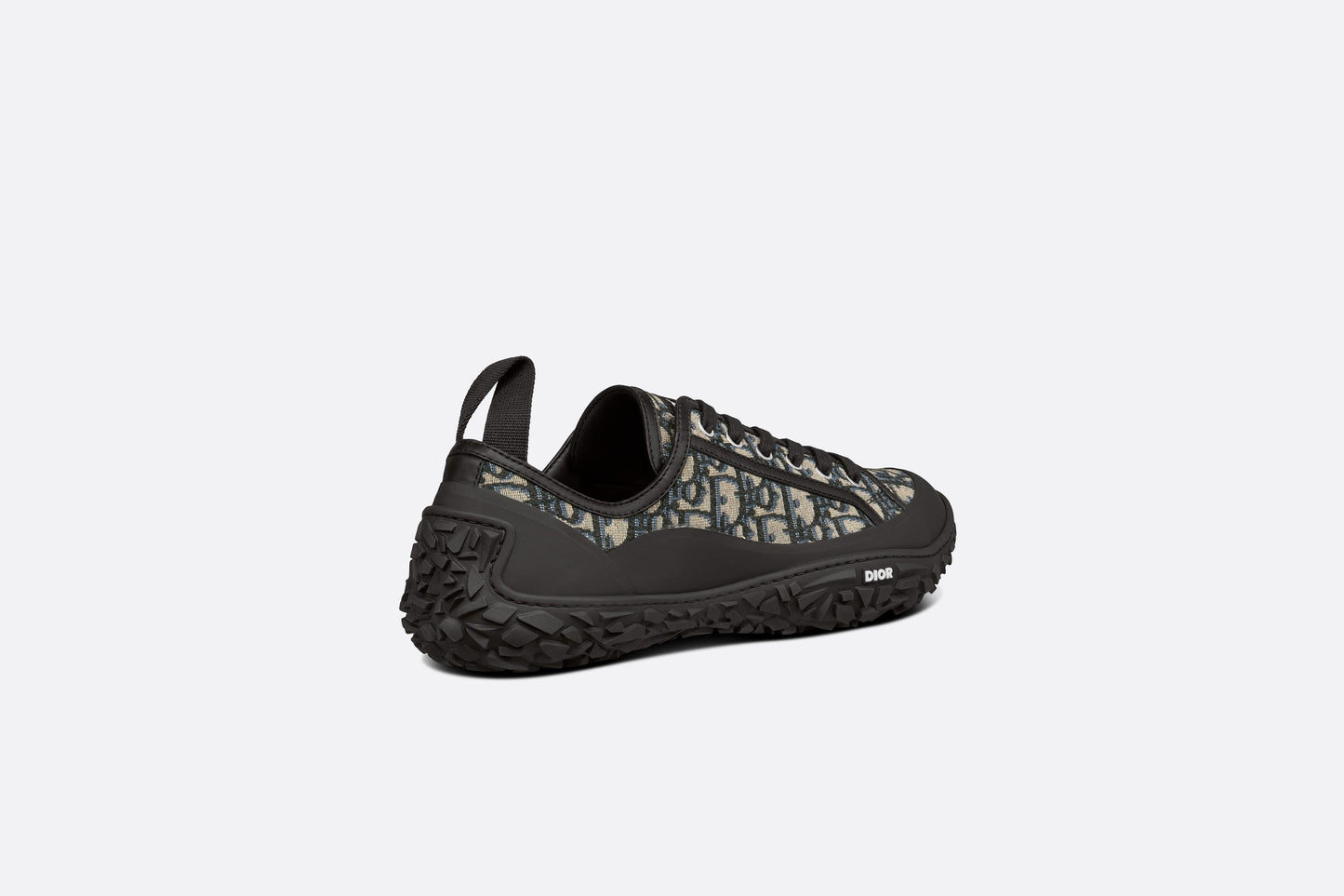 Diorizon Derby Shoe • Beige and Black Dior Oblique Jacquard and Black Rubber