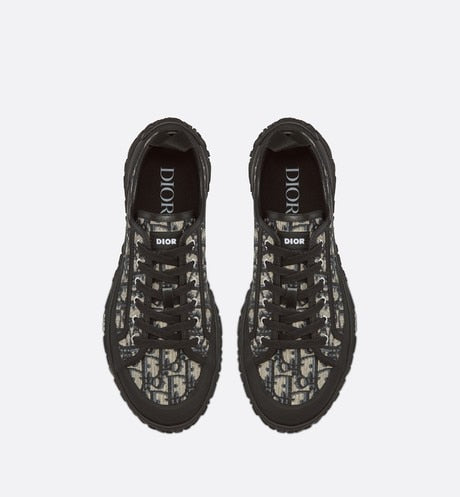 Diorizon Derby Shoe • Beige and Black Dior Oblique Jacquard and Black Rubber