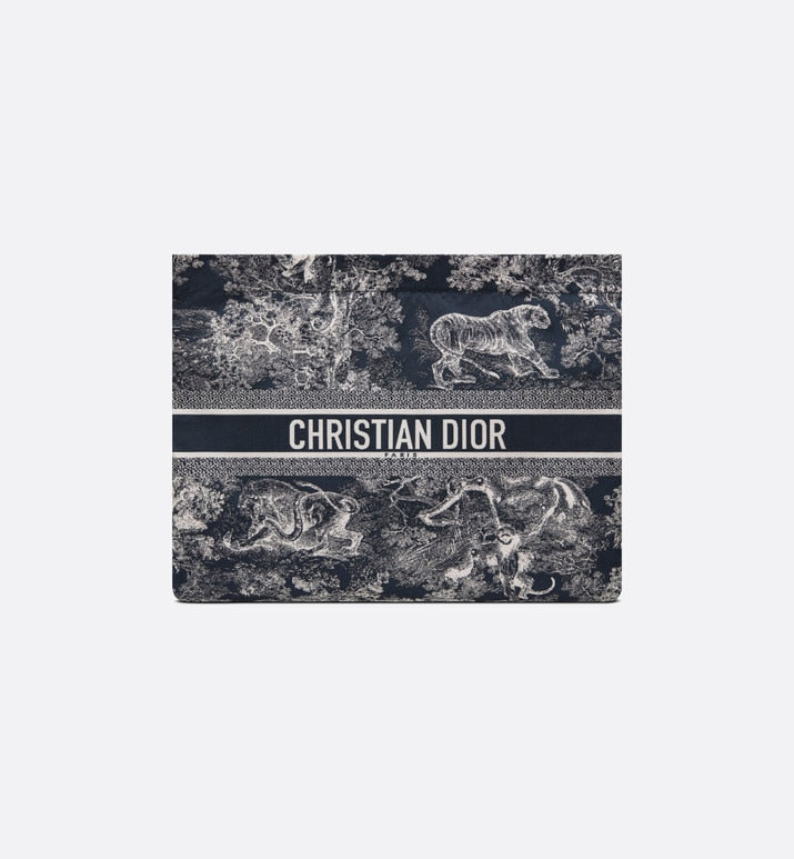 DiorTravel Zipped Pouch • Blue Toile de Jouy Reverse Technical Fabric