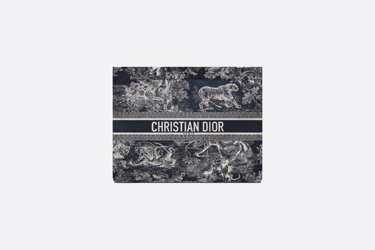 DiorTravel Zipped Pouch • Blue Toile de Jouy Reverse Technical Fabric