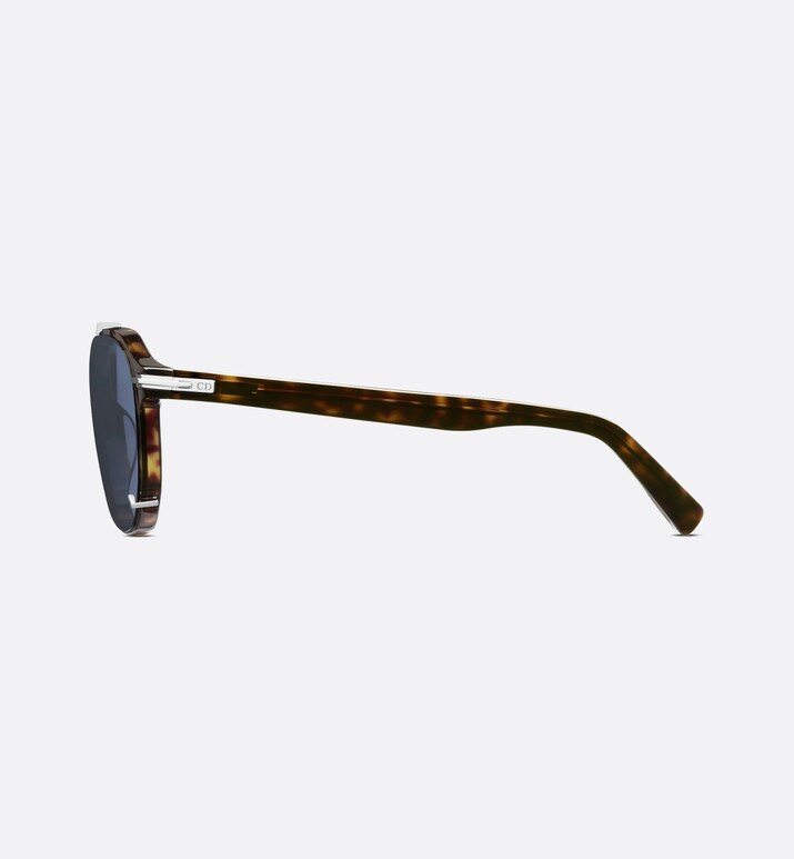 DiorBlackSuit RI • Brown Tortoiseshell-Effect Pantos Sunglasses