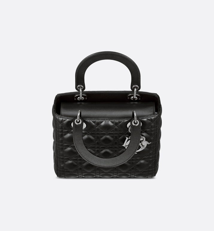 Medium Lady Dior Bag • Black Cannage Lambskin