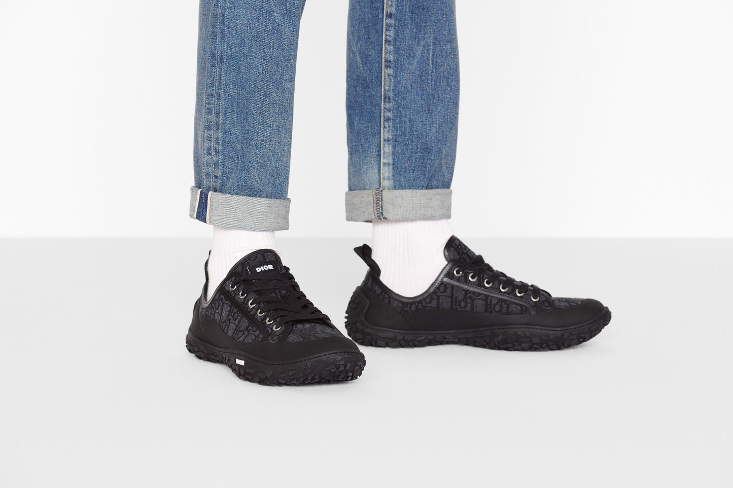 Diorizon Derby Shoe • Black Dior Oblique Jacquard and Rubber