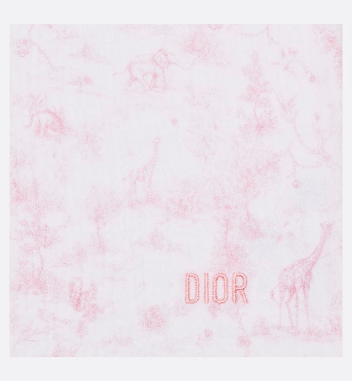 Toile de Jouy Newborn Gift Set • Pale Pink and White Muslin, Interlock and Cotton Velvet