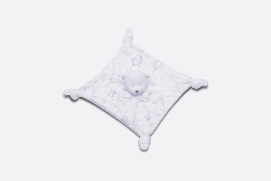 Toile de Jouy Newborn Gift Set • Gray and White Muslin, Interlock and Cotton Velvet