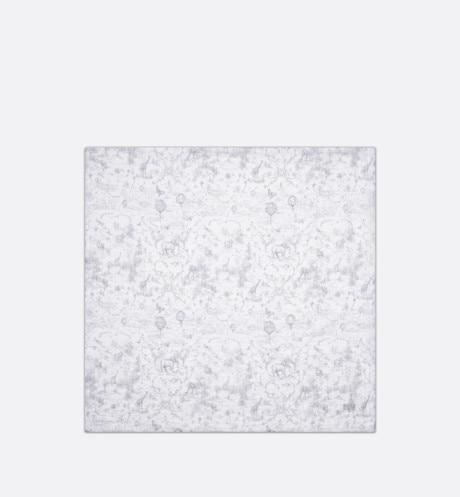 Toile de Jouy Newborn Gift Set • Gray and White Muslin, Interlock and Cotton Velvet