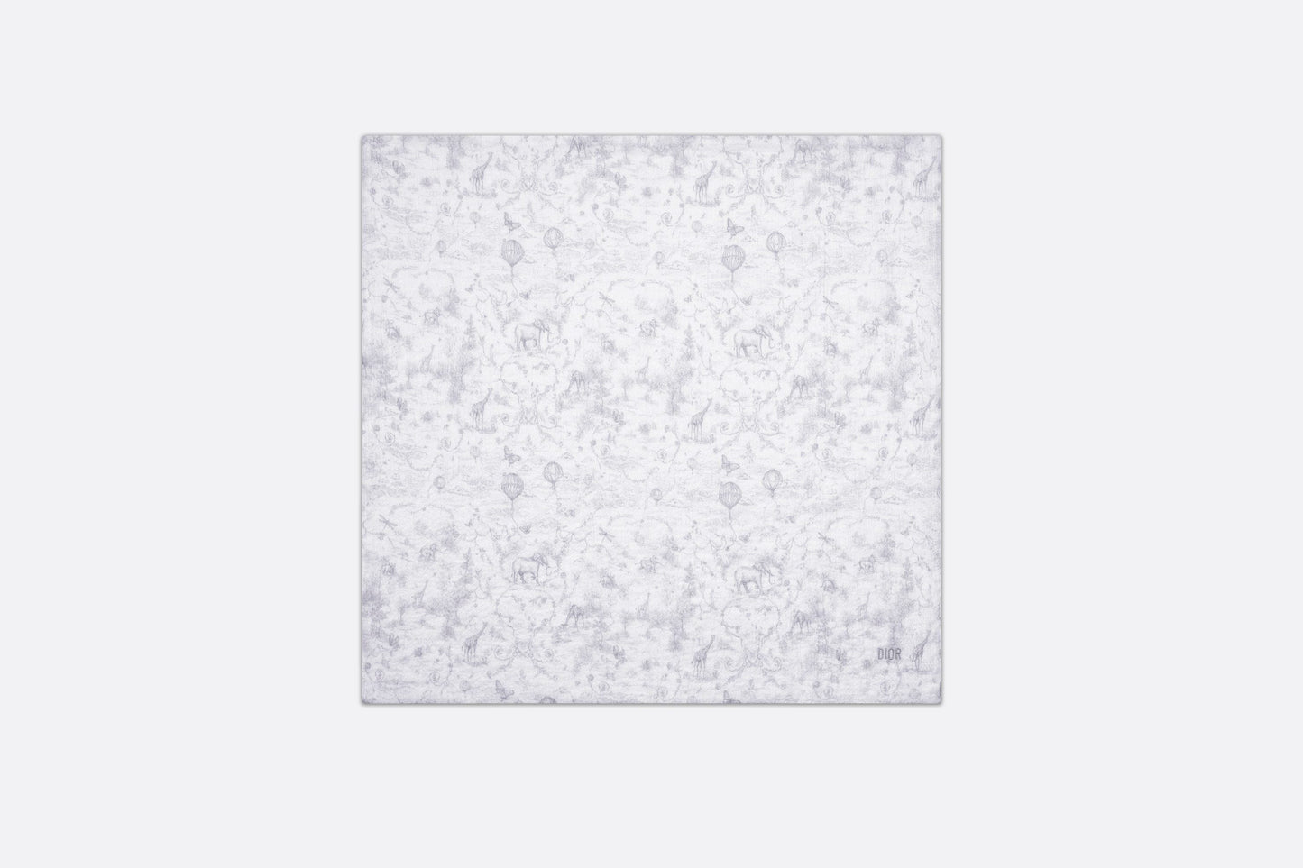 Toile de Jouy Newborn Gift Set • Gray and White Muslin, Interlock and Cotton Velvet