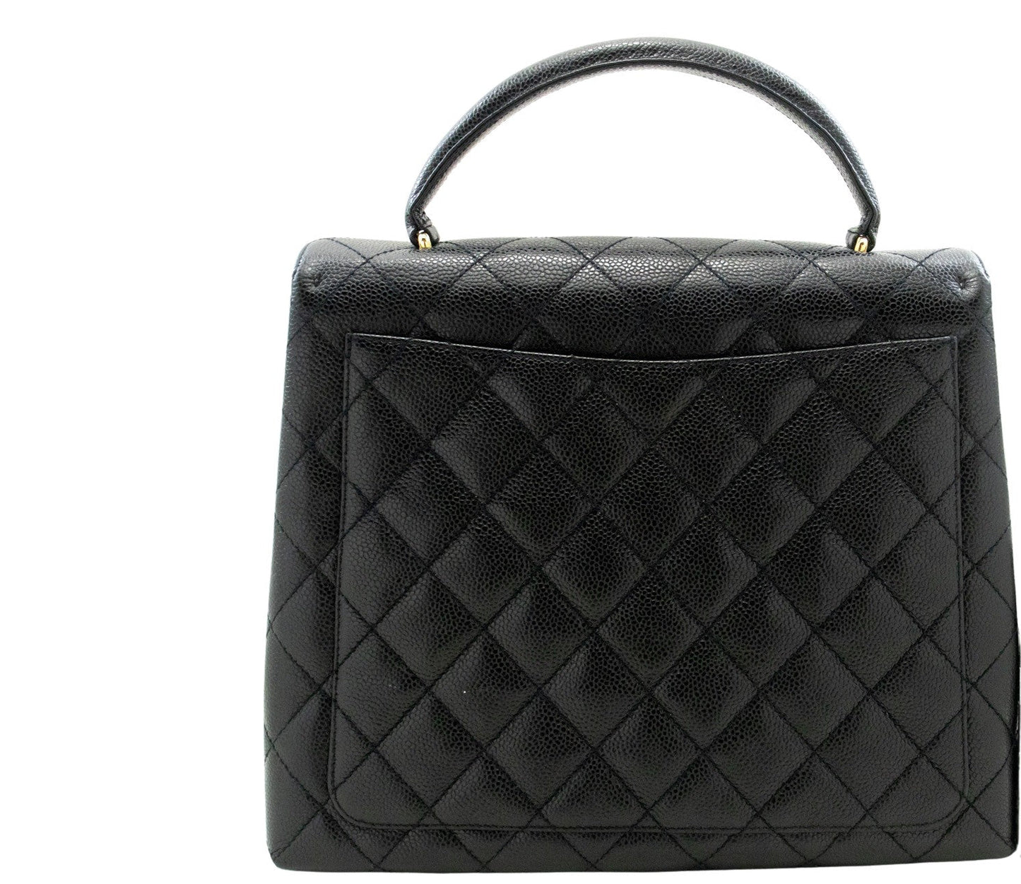 Chanel Black Leather Shoulder Bag ()