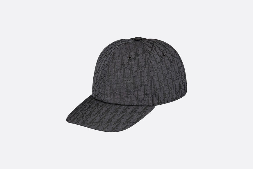 Kid's Cap • Black Dior Oblique Jacquard