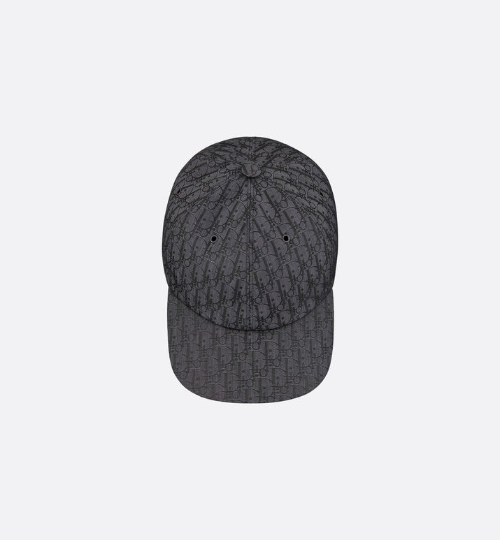 Kid's Cap • Black Dior Oblique Jacquard