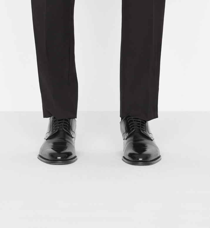 Dior Timeless Derby Shoe • Black Polished Calfskin
