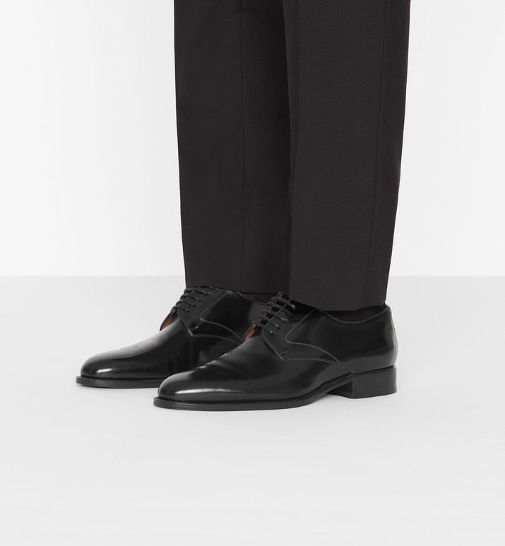 Dior Timeless Derby Shoe • Black Polished Calfskin