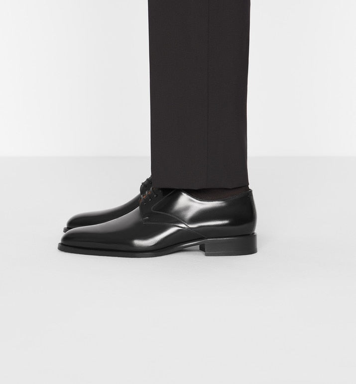 Dior Timeless Derby Shoe • Black Polished Calfskin