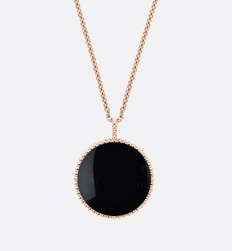 Large Rose Des Vents Medallion • Rose Gold, Diamond and Onyx