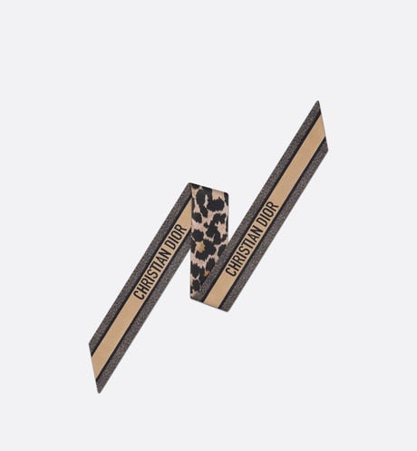 Mizza Mitzah Scarf • Beige Multicolor Silk Twill