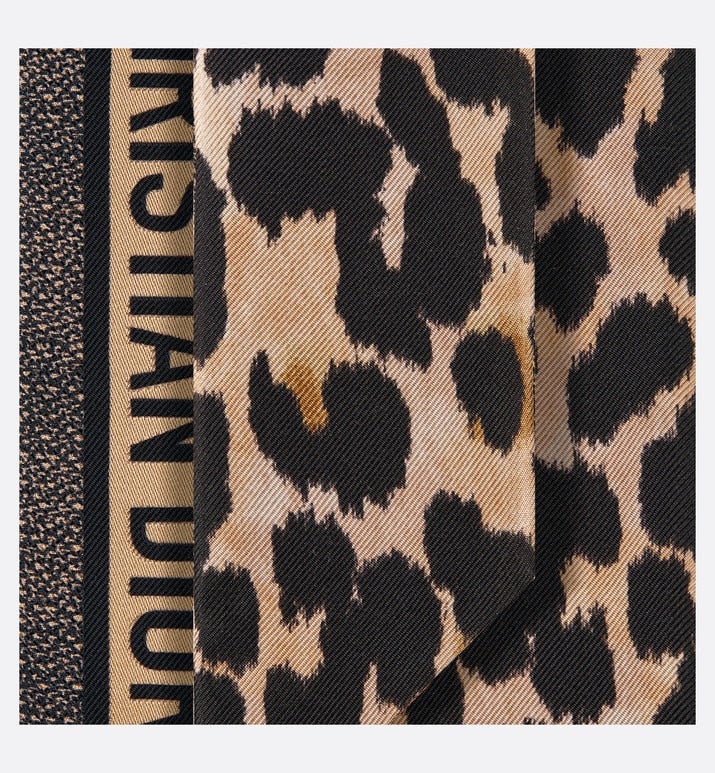 Mizza Mitzah Scarf • Beige Multicolor Silk Twill