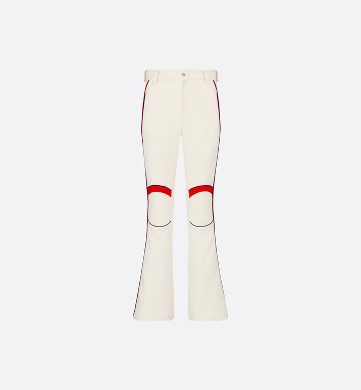 DiorAlps Flared Ski Pants • White Technical Fabric
