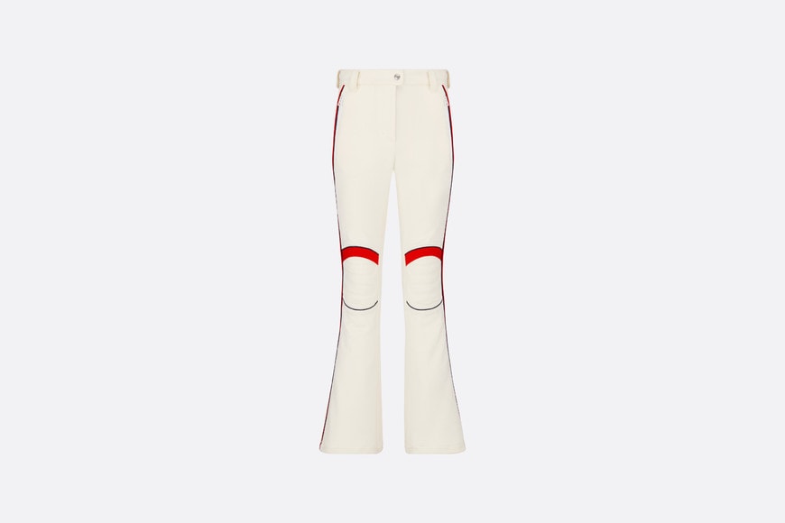 DiorAlps Flared Ski Pants • White Technical Fabric