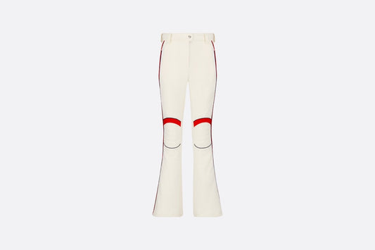 DiorAlps Flared Ski Pants • White Technical Fabric