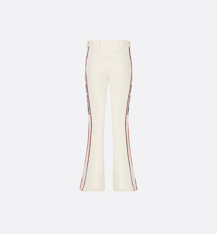 DiorAlps Flared Ski Pants • White Technical Fabric