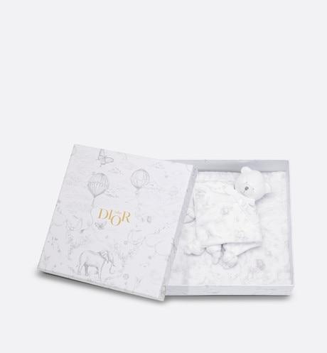 Toile de Jouy Newborn Gift Set • Gray and White Muslin, Interlock and Cotton Velvet
