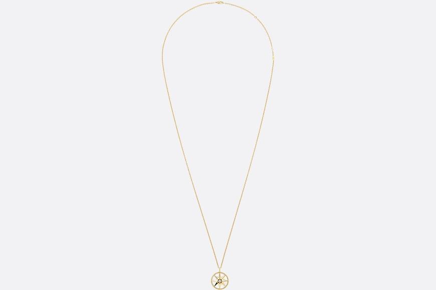 Large Rose Des Vents Medallion • Yellow Gold, Diamond and Mother-of-pearl