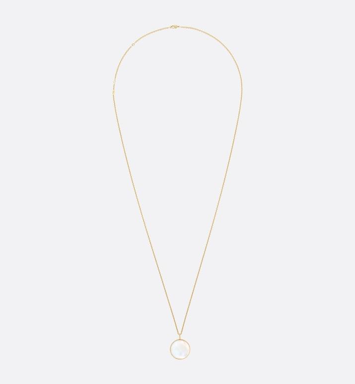 Large Rose Des Vents Medallion • Yellow Gold, Diamond and Mother-of-pearl