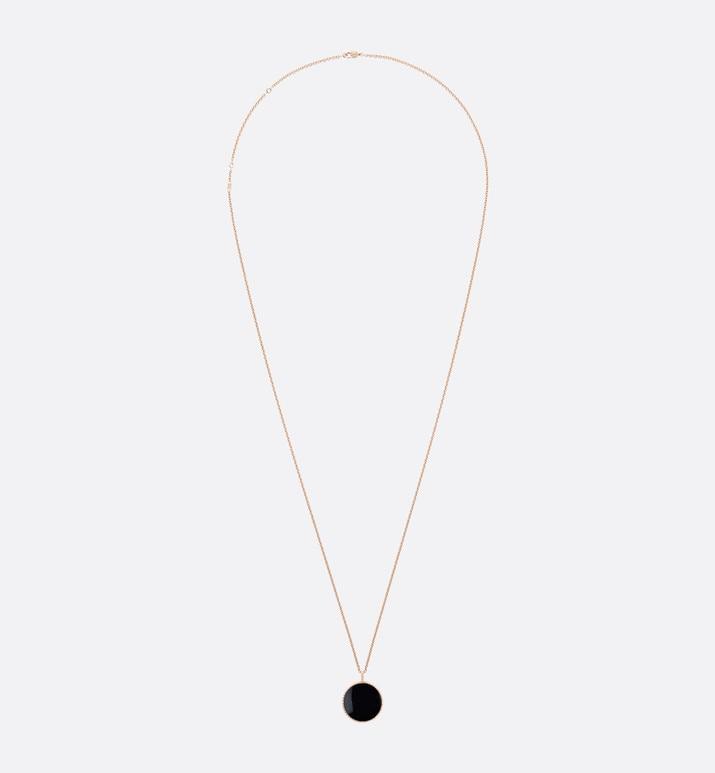 Large Rose Des Vents Medallion • Rose Gold, Diamond and Onyx