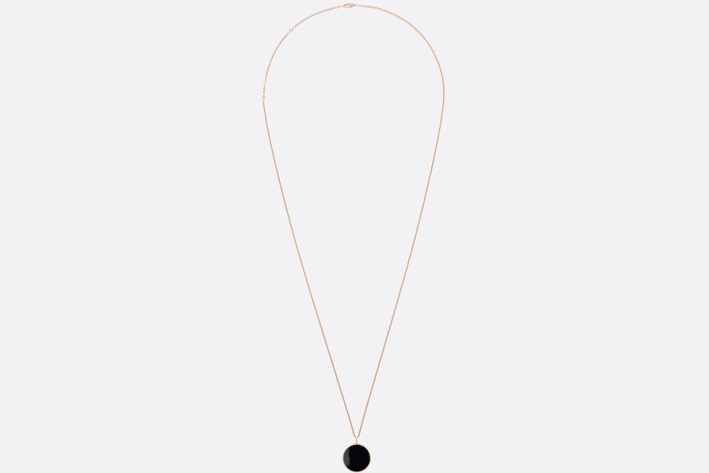 Large Rose Des Vents Medallion • Rose Gold, Diamond and Onyx