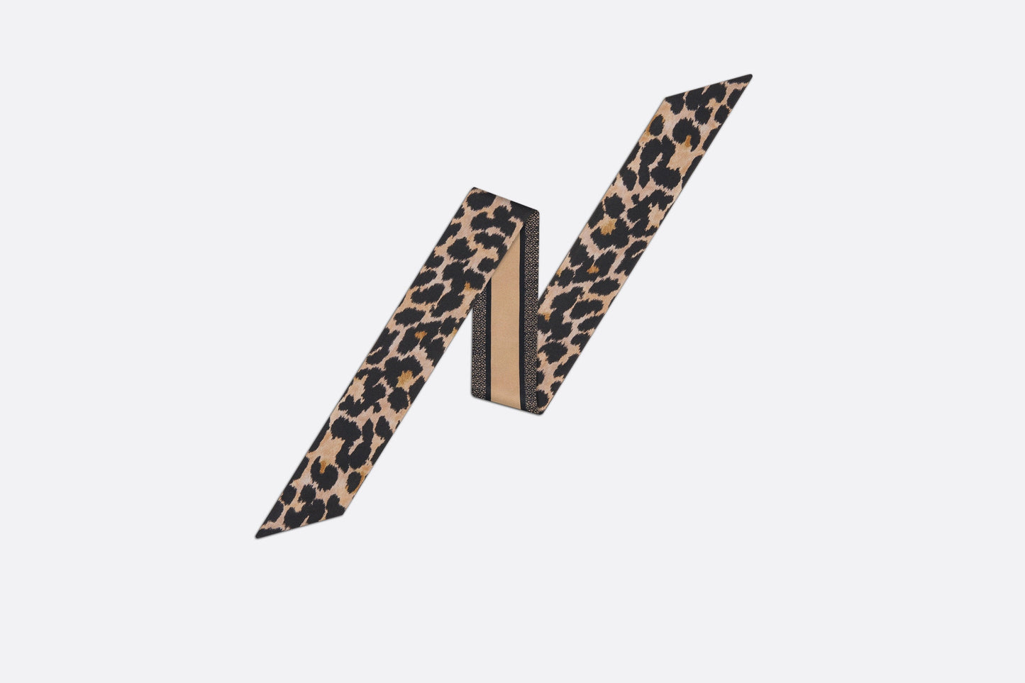 Mizza Mitzah Scarf • Beige Multicolor Silk Twill