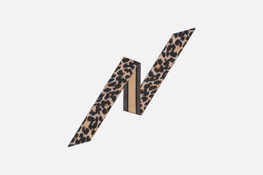 Mizza Mitzah Scarf • Beige Multicolor Silk Twill