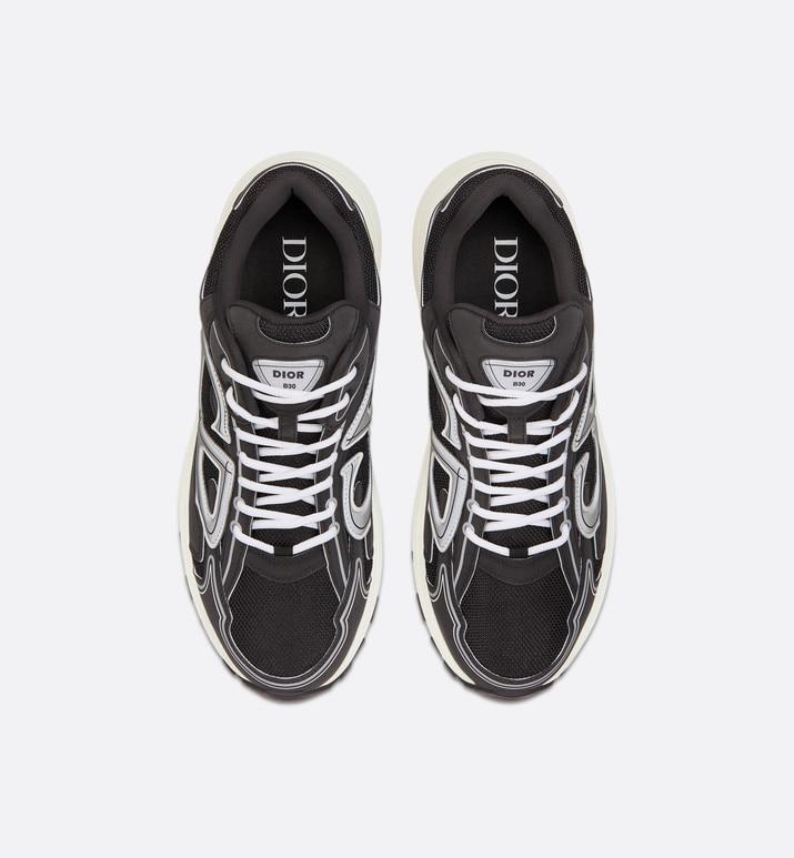 B30 Sneaker • Black Mesh and Technical Fabric