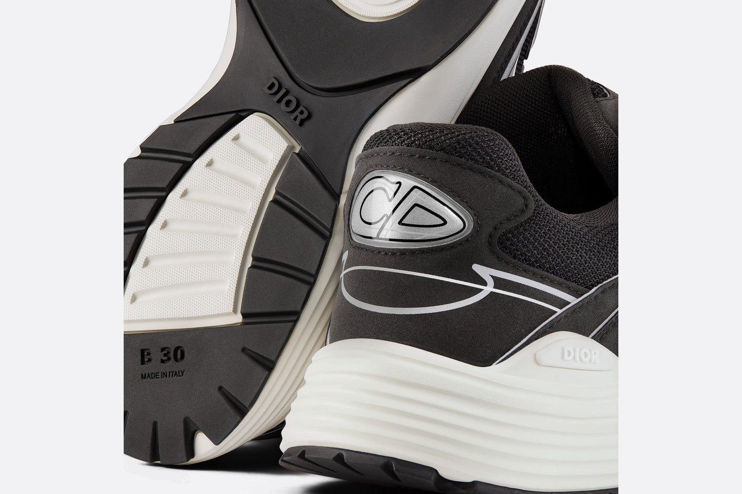 B30 Sneaker • Black Mesh and Technical Fabric