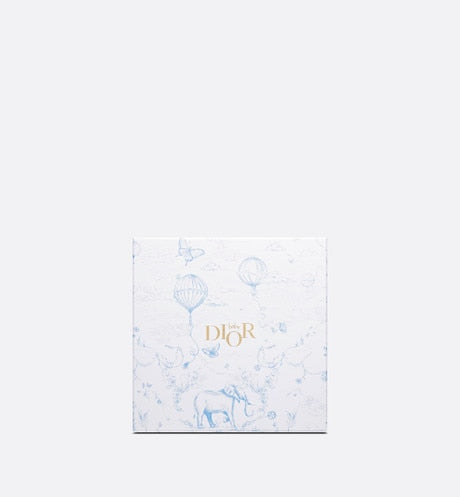 Toile de Jouy Newborn Gift Set • Sky Blue and White Interlock with Cotton Satin