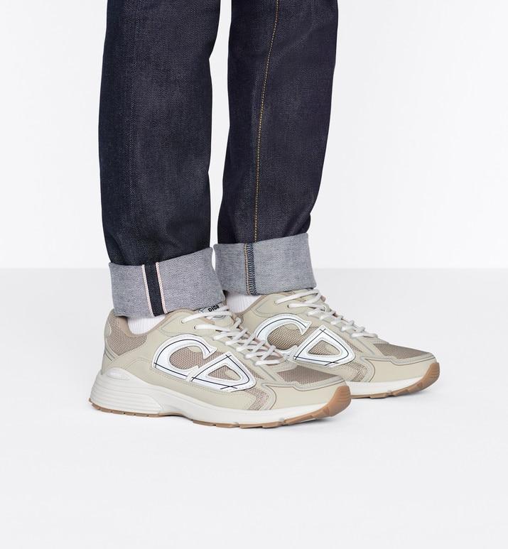 B30 Sneaker • Cream Mesh and Technical Fabric