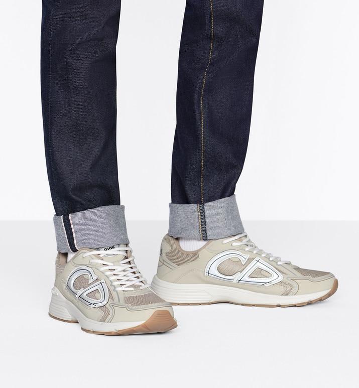 B30 Sneaker • Cream Mesh and Technical Fabric