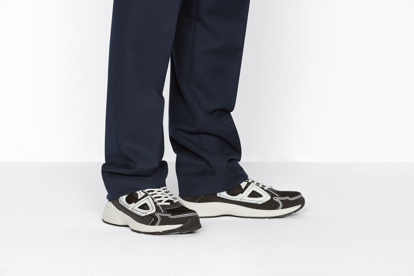 B30 Sneaker • Black Mesh and Technical Fabric