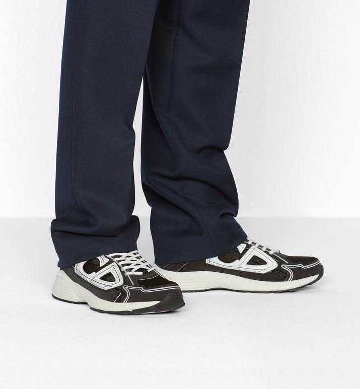 B30 Sneaker • Black Mesh and Technical Fabric