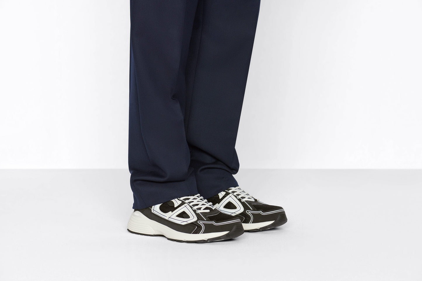 B30 Sneaker • Black Mesh and Technical Fabric