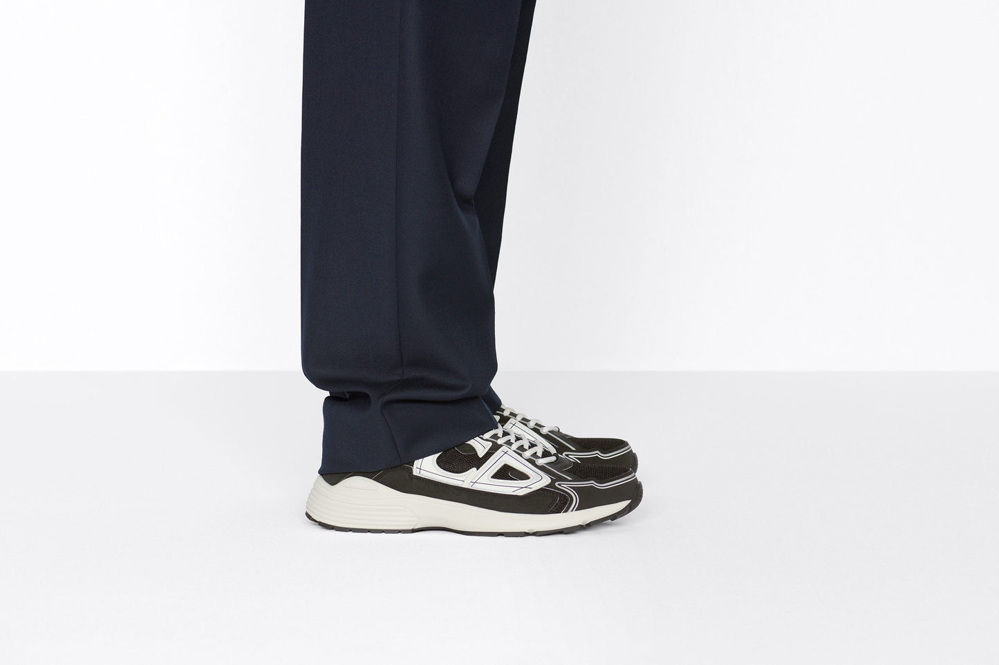 B30 Sneaker • Black Mesh and Technical Fabric