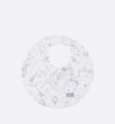 Toile de Jouy Newborn Gift Set • Gray and White Interlock with Cotton Satin