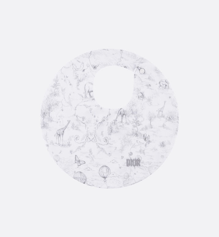 Toile de Jouy Newborn Gift Set • Gray and White Interlock with Cotton Satin