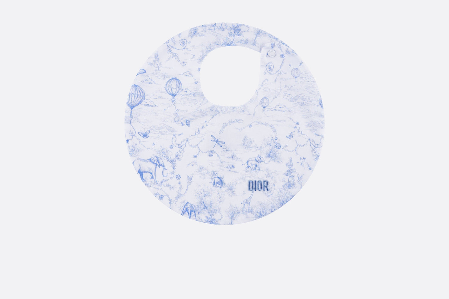 Toile de Jouy Newborn Gift Set • Sky Blue and White Interlock with Cotton Satin