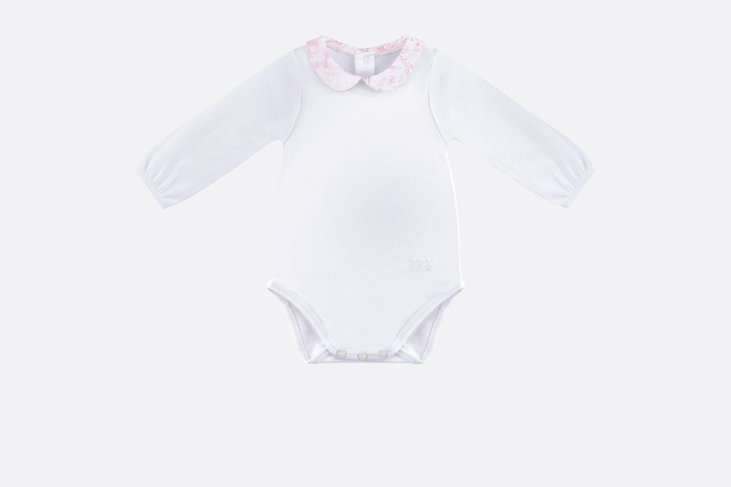 Toile de Jouy Newborn Gift Set • Pale Pink and White Interlock with Cotton Satin