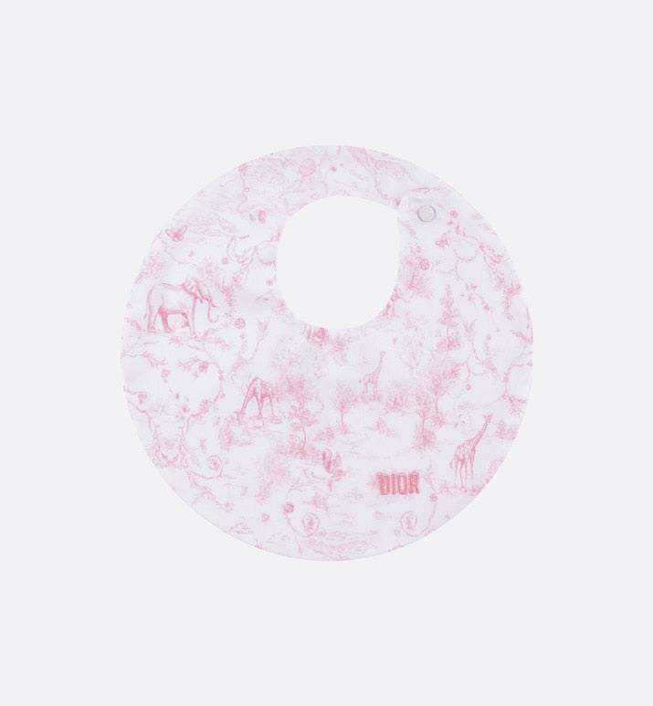 Toile de Jouy Newborn Gift Set • Pale Pink and White Interlock with Cotton Satin